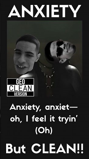 DOECHII: ANXIETY... CLEAN LYRICS!!