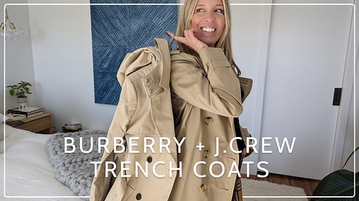 J.Crew Icon Trench: How Does It Compare To Burberry's?