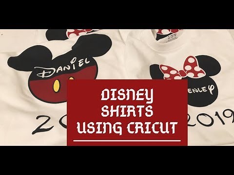 How to Make a Disney Shirt using Cricut Maker
