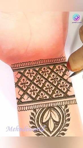 15K views · 158 reactions | Beautiful gorgeous Arabic mehndi design #arabic #mehndi #design | Mehndi World | Facebook