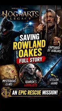 Hogwarts Legacy: Rowland Oakes Full Story 🪄⚔️ | The Epic Rescue from Ranrok’s Loyalists! #viral