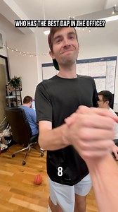 Who has the best dap in the office? #fyp #handshake #office #dap | Jomboy Media