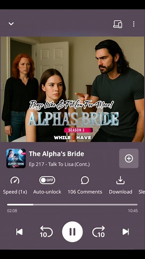 The Alpha's Bride Episode 217: Talk To Lisa (Cont.) #thealphasbride #listentothestory #fypageシ #fyp #listen #storytelling #moongoddess #wolf #bookstory #audiostory | Listen to the Story