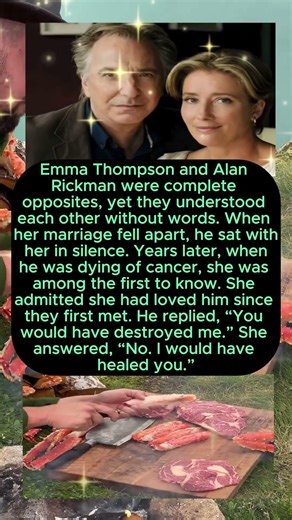 Emma Thompson Confessed Her Love to Alan Rickman Before He Died 💔🎭 #shorts#EmmaThompson #AlanRickman