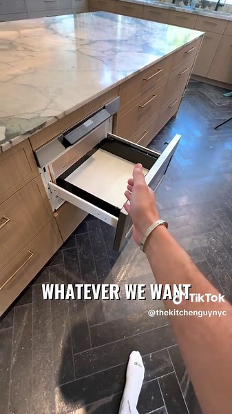 Organize Your Kitchen with a Concealed Microwave Drawer