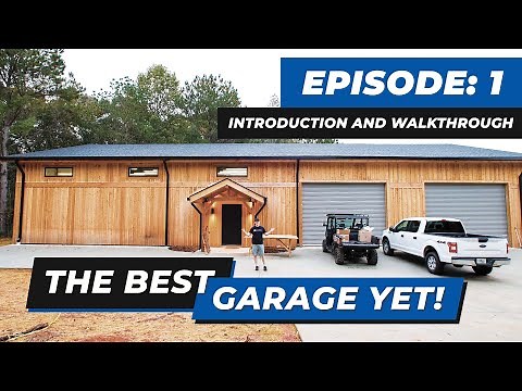 The BEST Garage Build EVER - E1: Initial Walkaround (5,000 Sq. Ft of Garage Perfection!)