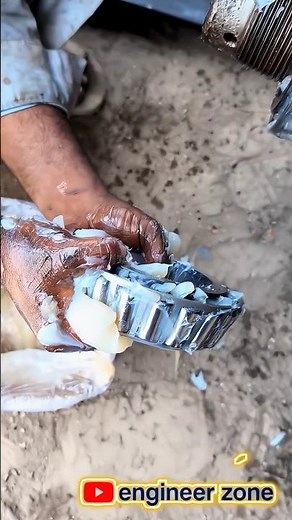 Diesel Engine Bearing Greasing Process Like a Pro 🔥 #shorts
