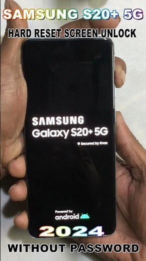 Samsung Galaxy S20+ 5g Hard Reset Screen Unlock 🔓 🔓🔓 Easy Trick 2024 ✅ Hard Reset/pattern Unlock✅