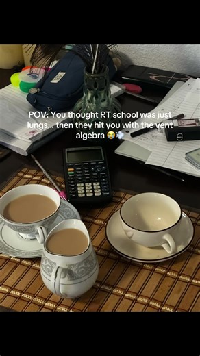 Lungs   math?? Nobody warned me Respiratory Therapy came with equations 😭💀 But here we are saving lives with calculations 💨📊 #Gyalgebra #math #respiratorytherapist #student #somalitiktok @MAJORLAZER