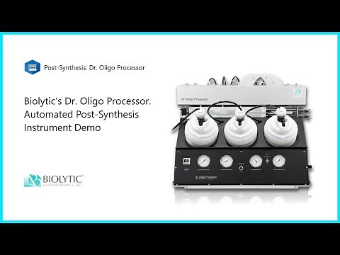 Dr. Oligo Processor. The automated DNA RNA oligonucleotide purification instrument.