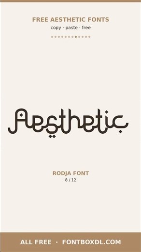 Free Aesthetic Fonts ✨ Copy & Paste (2026) #Shorts
