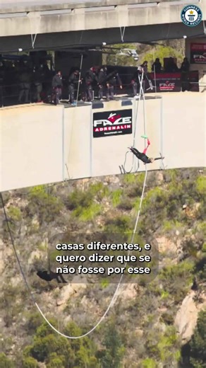 Ultrapassar o medo, o recorde inspirador de Linda no bungee jumping