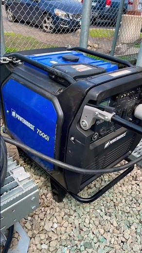 PowerHorse 7500 Generator Super Quiet #generators #power #shorts
