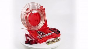 RANSOTO Brake Line Kit 25 Ft 3/16" Copper Coated with 16 Fittings and 4 Threads Unions +Tube Bender + Brake Line Double & Single Flaring Tool Kit