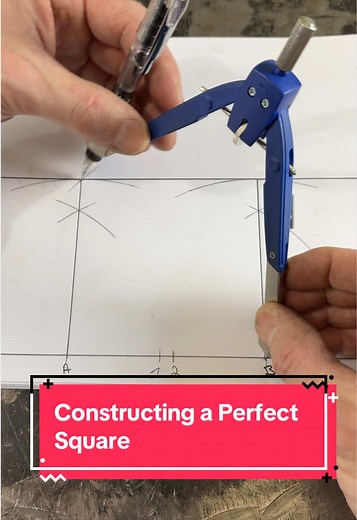 Constructing a Perfect Square with Compass and Straightedge