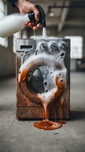 Rusted Machine Cleaning asmr | #rust #asmr