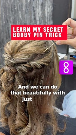 The Secret Bobby Pin Trick Every Stylist Should Know
