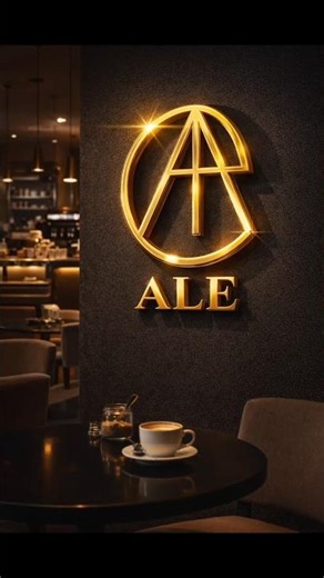 Ale name logo design #logo #logodesign #shorts