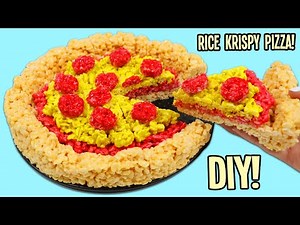 How to Make a Pepperoni Pizza Rice Krispy Treat!