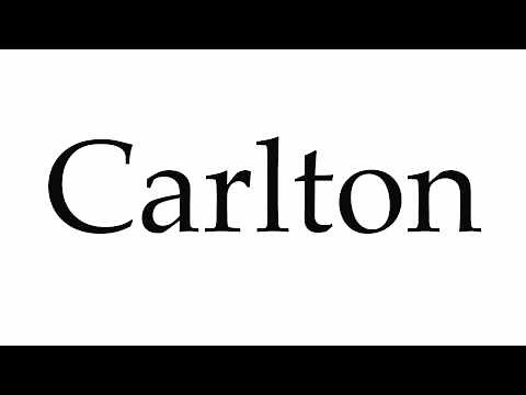How to Pronounce Carlton