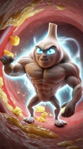 🧄 Garlic (defense & fight) #funny #animation #asmr