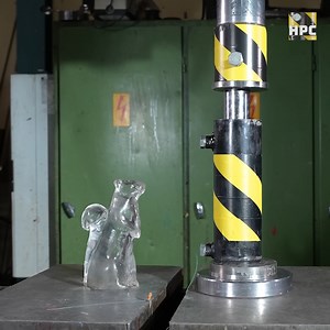 Hydraulic Press Waterjet vs. Everything | Hydraulic press channel