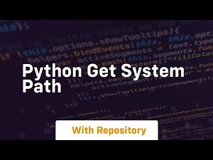 python get system path