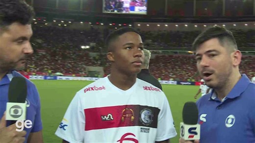 Veja a entrevista de Endrick antes do Jogo das Estrelas do Zico