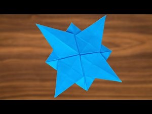 How to Make an Origami Shuriken Throwing Star