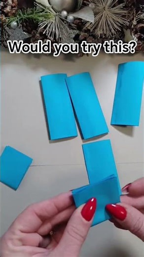 How to Make a Beautiful Paper Snowflake Using Note Paper | Easy DIY Christmas Craft ❄️✨ #snowflakes