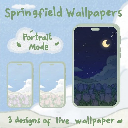 🌷 4K Tulip Field Wallpaper Set – Static & Live Wallpapers! 🌙