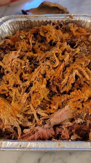 Pulled Pork Sliders! We of course started with our delicious pulled pork smoked on our @Camp Chef for 14 hours using @MSH NATION