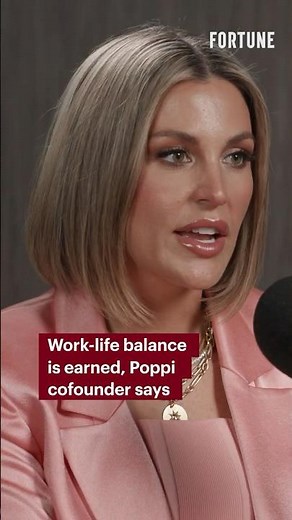 Work-life balance is earned, Poppi cofounder says #Poppi #worklifebalance