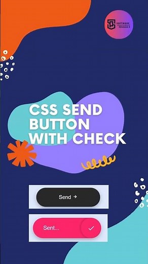 CSS Send Button with ✓