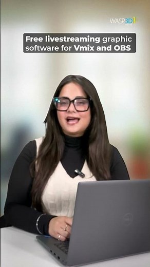 Step-by-step guide Download free livestreaming graphic software for vMix & OBS |⁨@WASP3DOfficial⁩