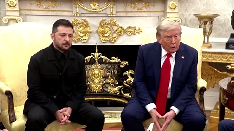 Trump and Zelenskiy meet in Oval Office for high-stakes talks