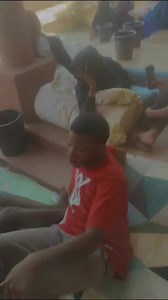 Stranded Hostel Residents find their way to Student Affairs Division with their loads after being evicted. #NoToIncrement | FUTA BRO