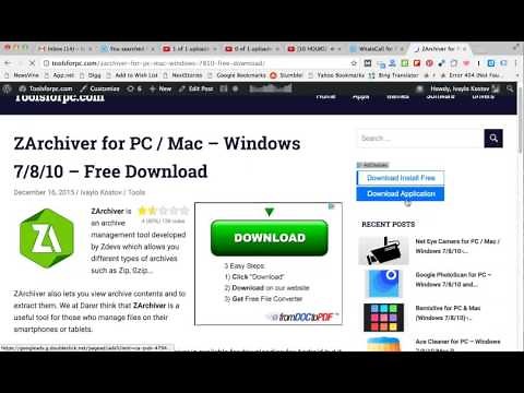 Download ZArchiver for PC (Windows and Mac) using BlueStacks.