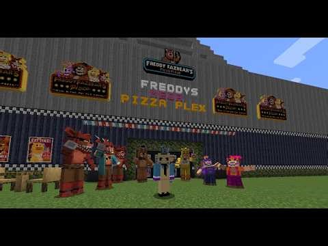 Freddy's Mega Pizza Plex ! Minecraft FNAF Management Wanted Mod