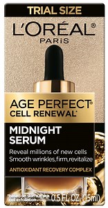 L'Oreal Paris Age Perfect Cell Renewal Midnight Serum, Anti-Aging Complex, 0.5 fl oz