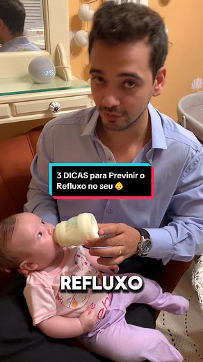 3 Dicas para Prevenir o Refluxo em Bebês