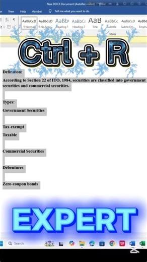 Text Alignment in Microsoft Word | Left, Center, Right & Justify Shortcuts | Digital Office Skill