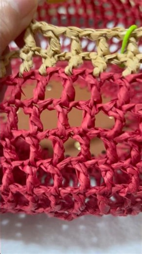 Easy to Crochet Net Design #crochet #craft #creative #trending #youtubeshorts