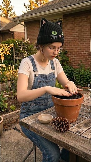 From Pine Cone to Real Tree 🌲🤯 #garden #diy #backyard #gardening