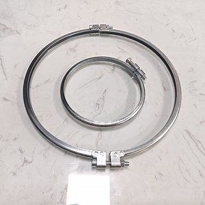 [Hot Item] Dust Collection System Galvanized Steel Slim O Rings Clamps Air Duct Clamp Narrow Clips Duct Clamps