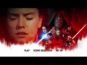 Star Wars The Last Jedi DVD Menu