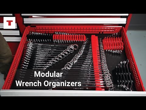 Reclaim wasted space in your wrench drawers | TEKTON Modular Wrench Organizers