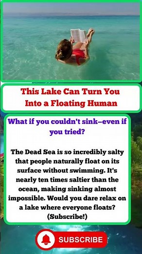 #DeadSea #ScienceFacts #AmazingPlaces #GeographyFacts #ViralFacts