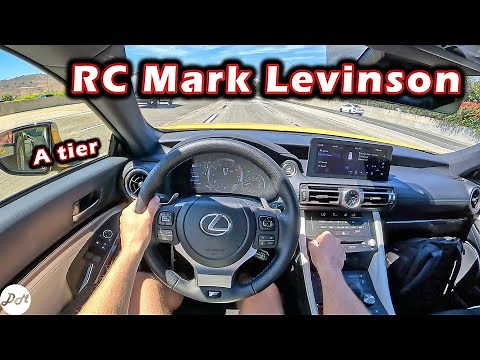 2023 Lexus RC – Mark Levinson 17 Speaker Sound System Review