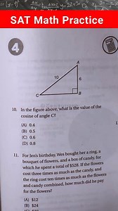 Classic SOHCAHTOA Question Your SAT/ACT Math Tutor ‼️ Looking for Math problems and questions? Here's a bunch of free resources for you to test your math skills.. #kenyousee #SATmathpractice #GSCEmathpractice #ACTmathpractice #math #algebra #geometry #trigonometry #calculus #mathtutor #mathhelp #EducationalContent | Ken you see